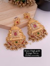 2 Earrings Brass High Gold Jumka Butti Wholesale Price In Surat
